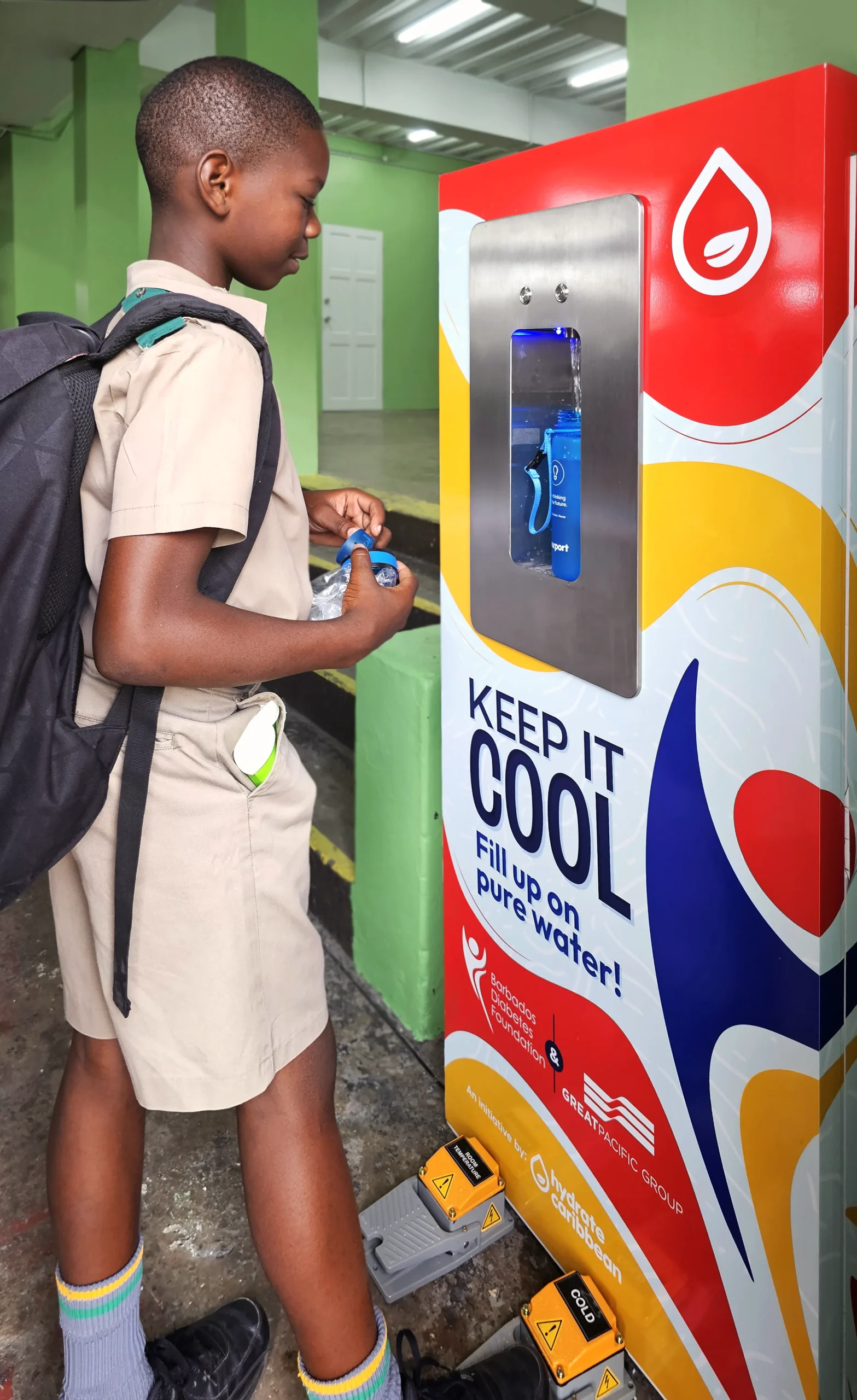 Diabetes-Foundation-Hydrate-Caribbean-Parkinson-Great-Pacific-Group-Barbados-Water-Hydrate-Station-3