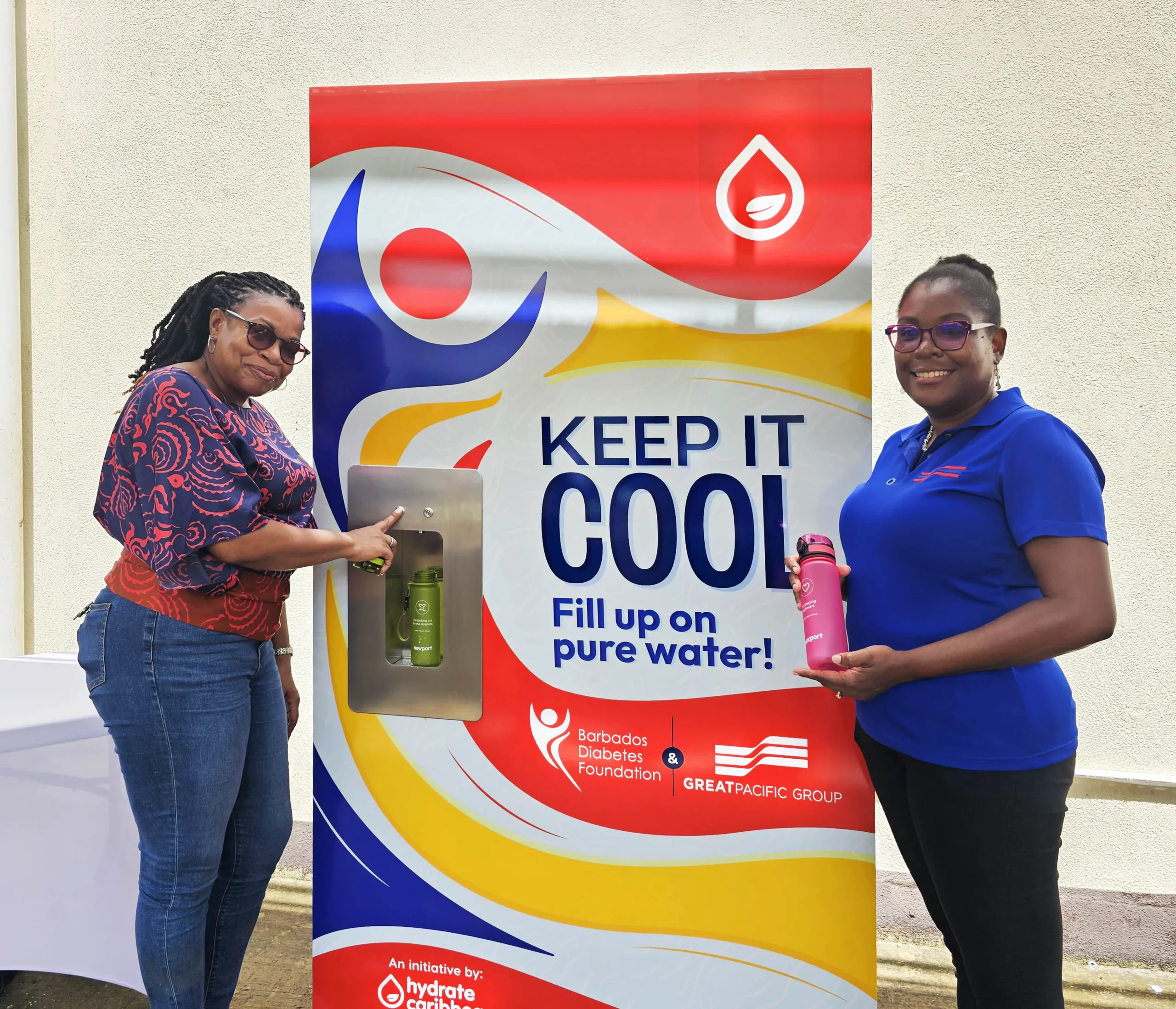 Great Pacific - Barbados Diabetes Foundation - Great Pacific Team - Lester Vaughan Station